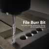 12pcs Woodworking File Burr 3.175 x 17mm/ 2 x 8mm