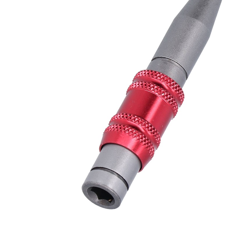 Pivoting Bit Tip Holder Multi Angle Flexible Magnetic Hex Shank