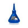 Polaris 1.25 Quart Funnel with Cap, Blue - Mess-Free and