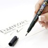 4x Tombow Fudenosuke Brush Pen Hard Tip Ink Colour Black