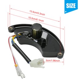DUZFOREI AVR Automatic Voltage Regulator for Generator Rectifier 3000W To 8000W Half Moon Style