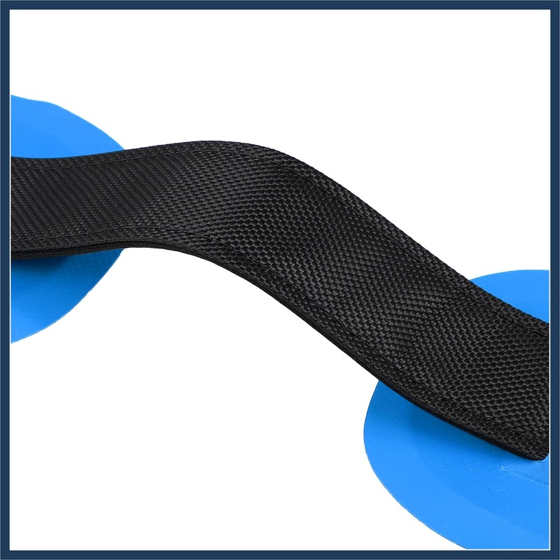 INFINAUTO 2pcs Universal PVC Strap Handle Patches Carry Grab Handle