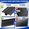 DGSL Garage Door Seals Bottom Rubber Weather Stripping Kit Seal