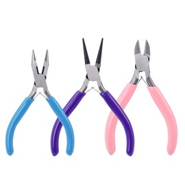Jewelry Pliers 3PCS Jewelry Pliers Tool Kit Crafts Making Supplies,Jewelry Making Pliers Tools Set Wire Cutters for Jewelry Repair, Wire Wrapping, Beading and Crafts.