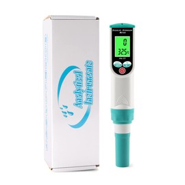 Hydrogen Water H2 Concentration Measuring Instrument, Hydrogen Gas, High Precision, Platinum Electrode, Water Quality Inspection, Automatic Temperature Correction, LCD Display, Backlight, Laboratory