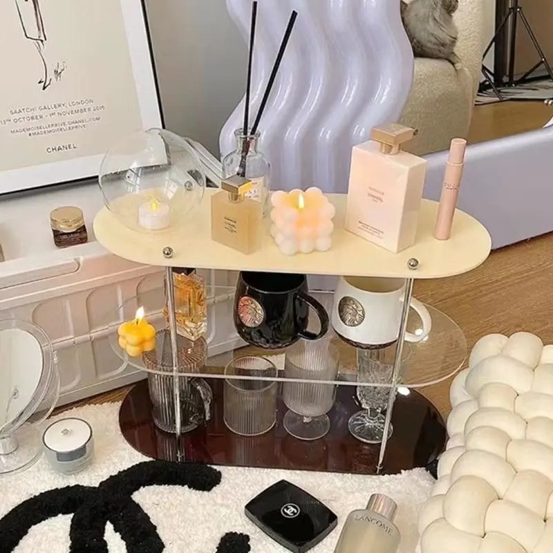Acrylic Desktop Organizer – 3 Layer Display Shelf, Perfume Jewelry