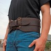 TOURBON Tool Belt, Work Belt, Leather, Padded, Tool Belt, Support