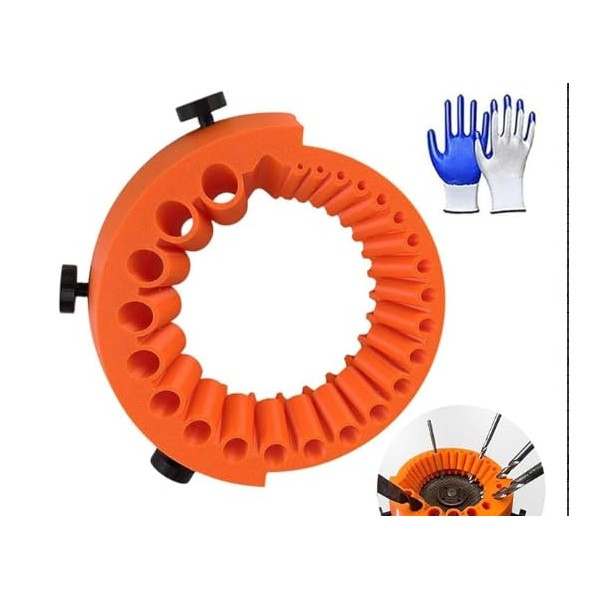 Tyafzzn Drill Sharpener Tool, Drill Grinding Angle Grinder, Handheld Drill