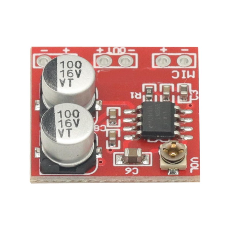5pcs LM386 Electret Microphone Amplifier Board,Microphone Amplifier DC4-12V