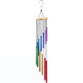 EULAPGOE Wind Chimes for Outdoor Silver Wind Chimes for Garden Hanging Memorial Wind Chimes with 12 Aluminium Alloy Tubes Metal Wind Chimes Wind Chimes Wind Chimes Wind