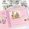 Miaikoe 25.5x25.5 cm DIY Scrapbook Album with Window Hardcover Kraft