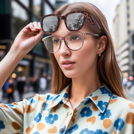 SIPHEW Polarisierte Sonnenbrille für Damen Stylischer rechteckiger Rahmen UV400 Schutz mit Anti-Glare Beschichtung Ideal für Outdoor Sport und Freizeit