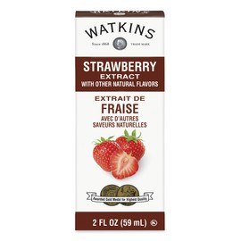 Watkins Strawberry Extract with other Natural Flavors, 2 oz. Bottles, Pack of 6 (Packaging May Vary)