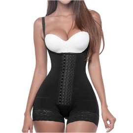 Sonryse Stage 2 Faja Shapewear for Women | Tummy Tuck Compression Garment & Post Surgery Compression Garment | Fajas Colombianas Moldeadoras Black S