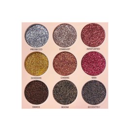 Profusion Cosmetics 20th Anniversary Pressed Glitter Palette (Gold)