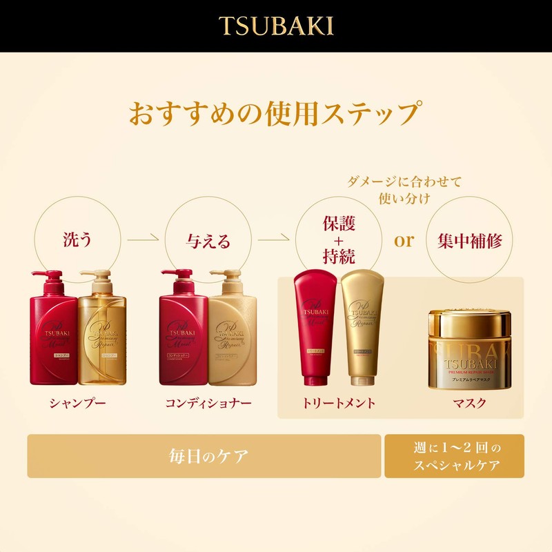 TSUBAKI Premium Repair Mask, S (Spring Floral) Treatment, Spring Floral