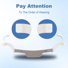 Replacement Headgear with Arms Compatible with DreamWear Nasal & Pillow Masks, Adjustable Soft Headgear Strap Replacement for DreamWear Headgear