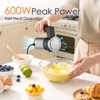 Powerful 600W Hand Mixer, 5-Speed Electric Hand Held Mixer for