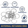 PATIKIL 20 Pcs 24mm ID Internal Retaining Rings E-Clip Snap