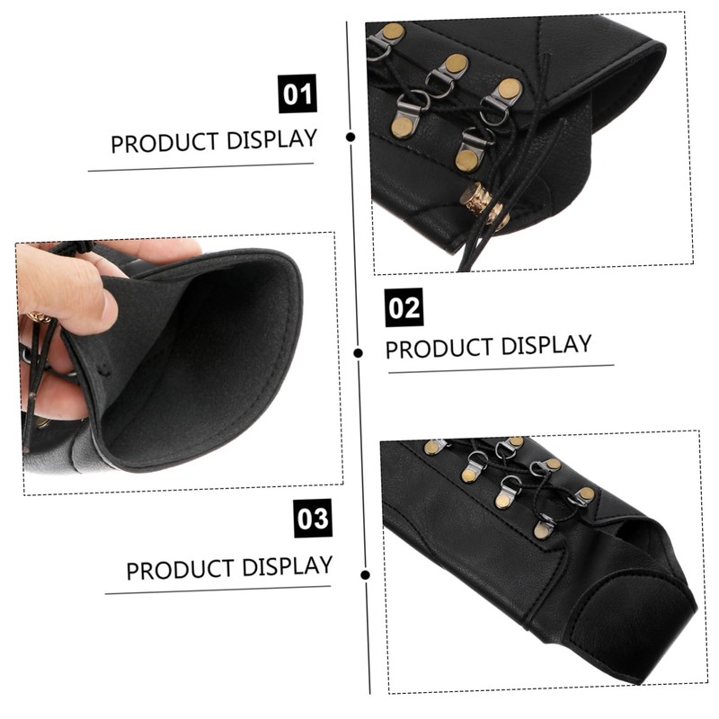 WHAMVOX Archery Arm Guard Outdoor Archery Accessory Washable Pu Leather