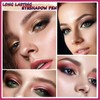 LGSZGDCN Green Eyeshadow stick Makeup Brush,Glitte Primer Palette Smooth Cream