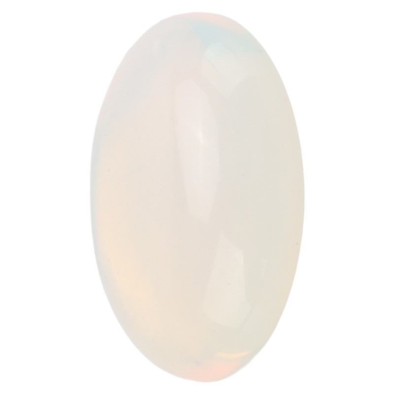 20pcs Opal Flatback Cabochon Stone Smooth Surface Beautiful Oval Stones