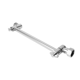 High Sierra® - Heavy Duty 9” Adjustable Shower Arm Extension - Easily Raises and Lowers Shower Heads - Floating Nut For Precise Vertical Alignment - Polished Chrome Finish