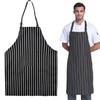 2 Pcs Adjustable Aprons, Chef Aprons with Pocket for Men