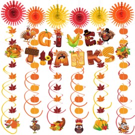 Anor WishLife Fall Banner,Thanksgiving Day Banner,Fall Party Decorations,Thanksgiving Day Decorations for Girls,Boys,Kids,Home,Classroom,Office