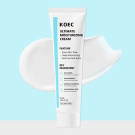 KOEC Crema Definitiva Original 2PCS,Hidratante Reafirmante Larga Duración con ácido Hialurónico para Piel Seca