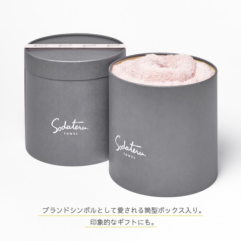 Sodateru Towel "feel" Bath Towel (Moon Greige (Brown))