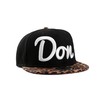 Underground Kulture Don Leopard Print Black Snapback Baseball Cap