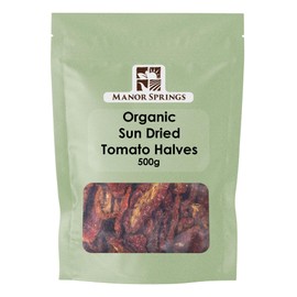 Organic Sun Dried Tomatoes Halves 500g by Manor Springs Organic