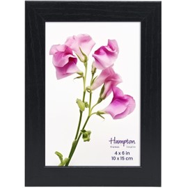 Inspire By Hampton CAMBRIDGE 4x6 (10x15cm) Black Photo Frame Acrylic (Non-Glass) Pack of 1