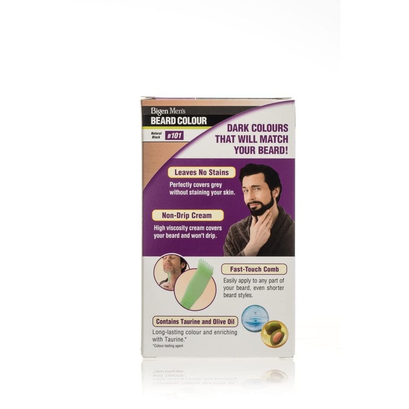 3 x Bigen Men's Beard Colour | No Ammonia Formula