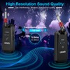 LEKATO 5.8G Wireless Guitar System Upgraded Rechargeable Wireless Guitar Transmitter