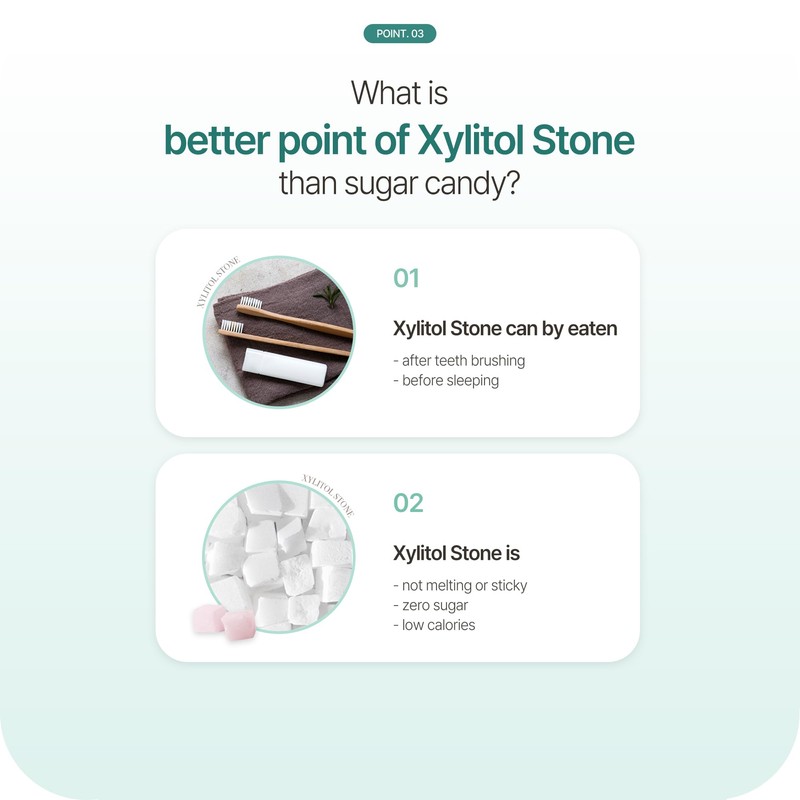 Xylitol Stone | Delicious Sugar Free Candy | 100% Finnish