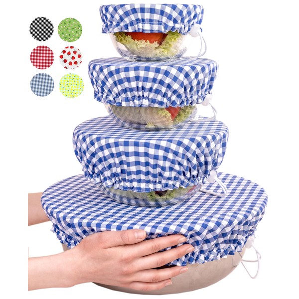 Large US Size for Handmade Reusable Cotton Fabric Bowl Covers