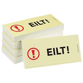 PRICARO Rush Sticky Notes 100 Sheets Pack of 5