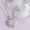 Cherished Moments Children's Sterling Silver Engraved Heart Locket for Toddlers,