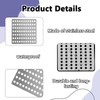 Stainless Steel Drain Cover, 5.9 x 5.9 Inch, Waterproof Mesh