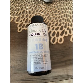 PRAVANA CHROMASILK COLOR LUSH COLORLUSH DEMI GLOSS - 2oz 1B MIDNIGHT SAPPHIRE