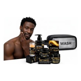 Set Skincare Para Hombre Retinol 4pzs Nuevo Max Hidratación                                                                                           
