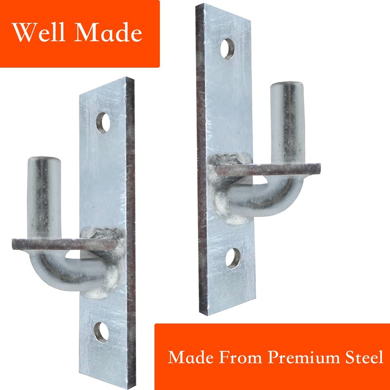 Jikacok Wall Mount Gate Hinge, Sturdy Fence Gate Hinges Fence