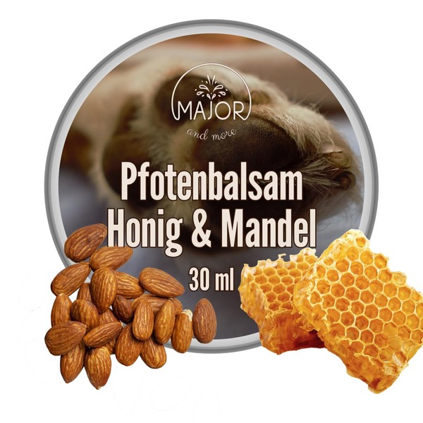Paw Balm 30 ml Paw Cream Almond Honey Dog Paws