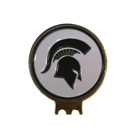 Mobile Pro Shop Golf Ball Markers with Hat Clip – Easily Attaches to Golf Cap – Made of Stainless Steel & Ideal for Professional Golfers (Michigan State Spartans)