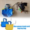 PHCOZY 2 Pcs Mini Bag Bag Zip Chain for Key