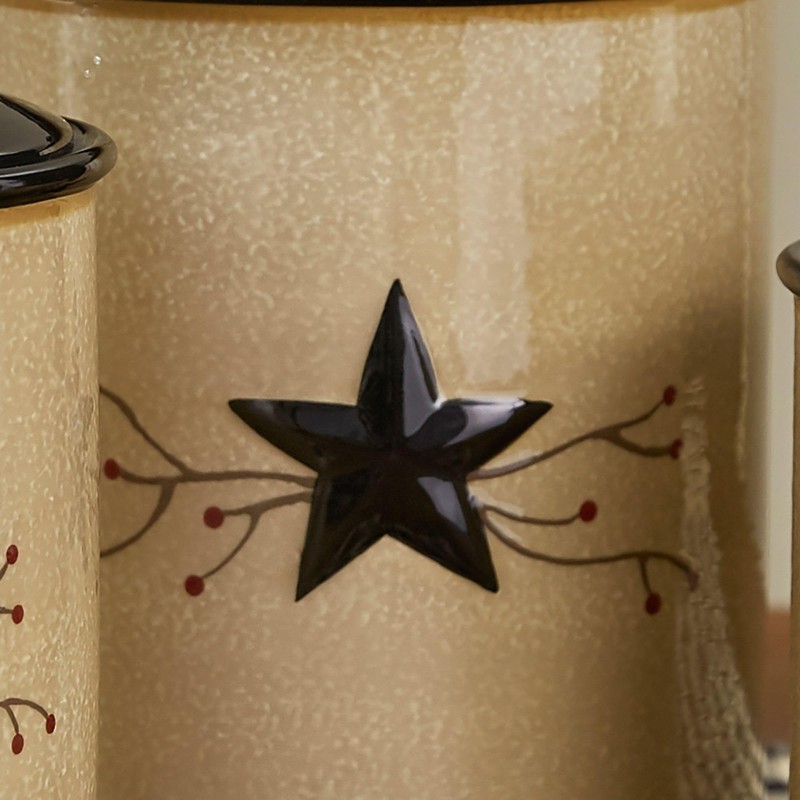 Park Designs Star Vine Utensil Crock | Primitive Farmhouse Decor