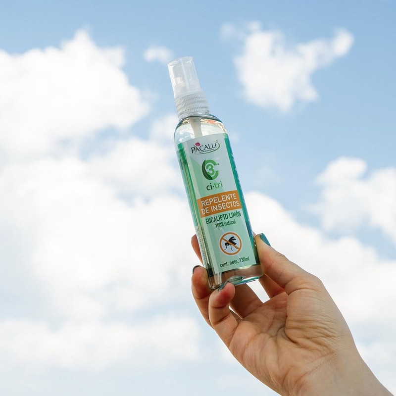 Repelente Natural Pacalli Citri de 130ml - Protección Efectiva Contra