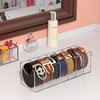 FEMELI Belt Organizer, Acrylic 7 Compartments Belt Container Storage Holder,